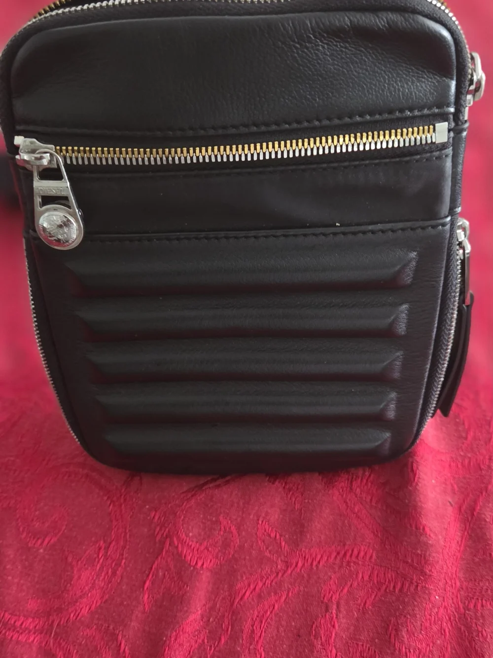 Diesel Black Rumie Crossbody Bag